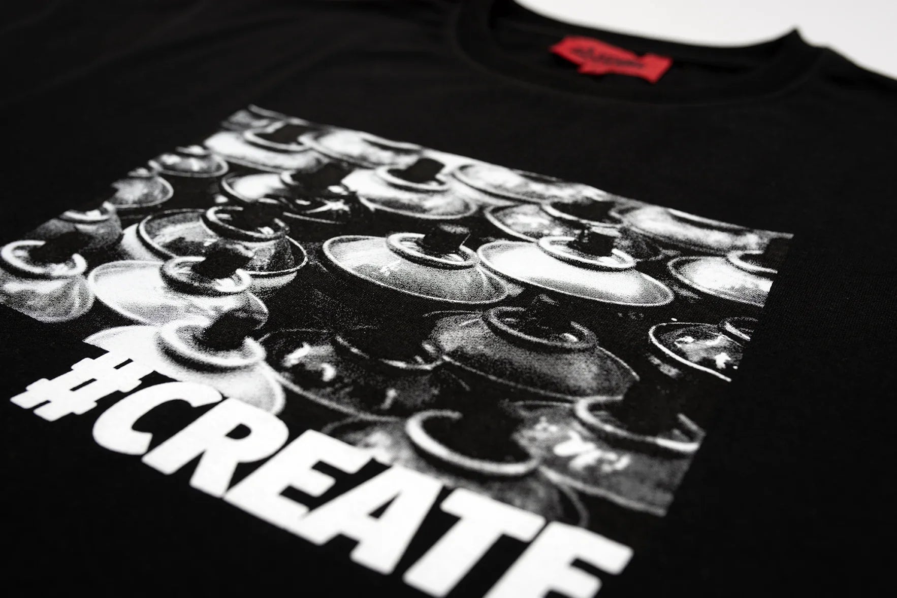 T-shirt Create - Noir -f